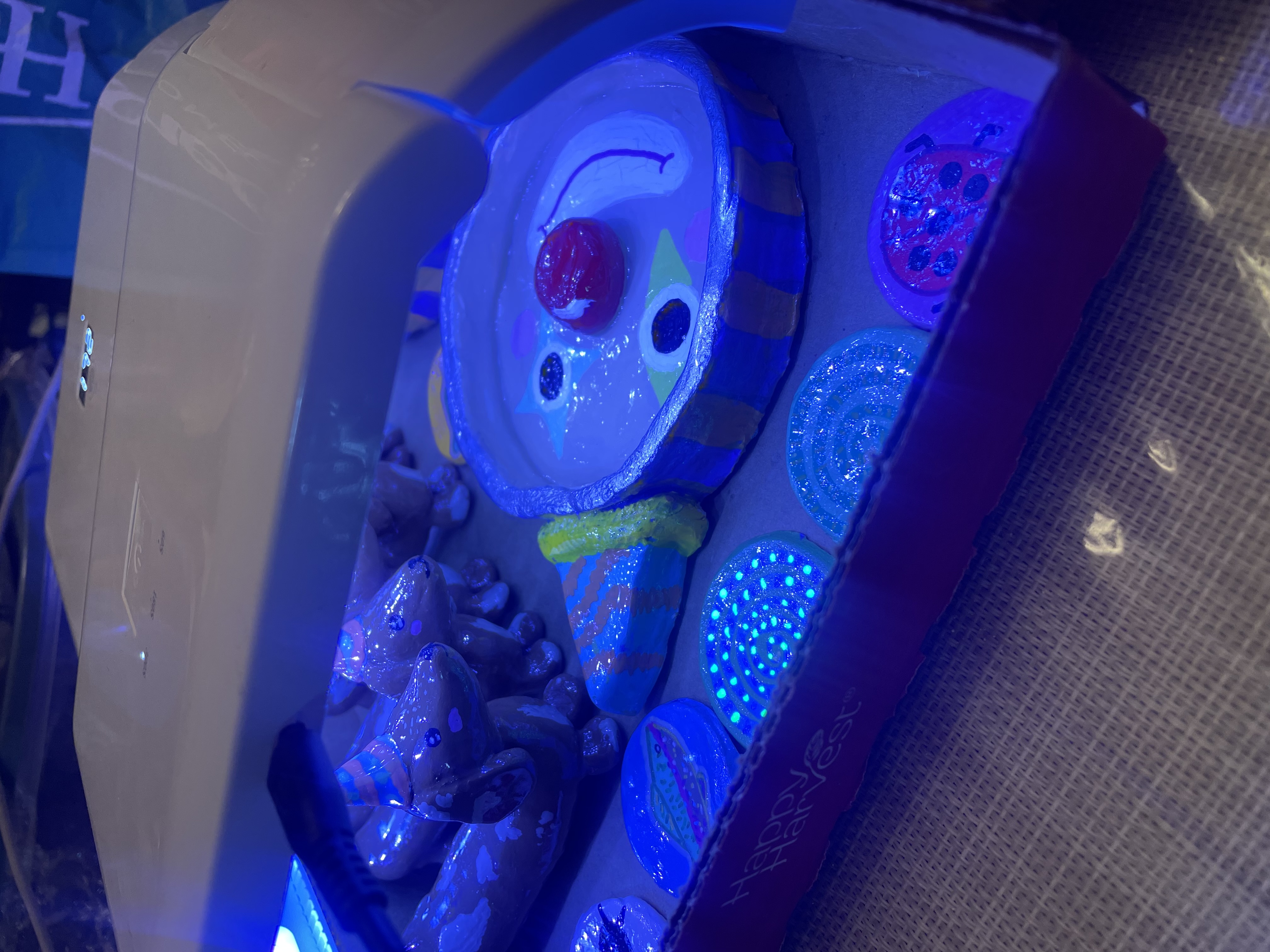 Resin curing process